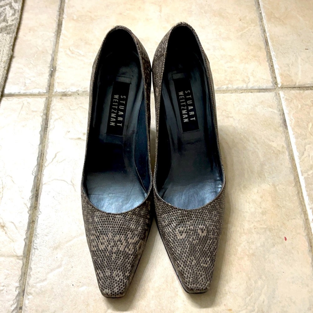 Snake print Stuart weitzman heels